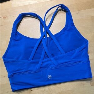 lululemon athletica Vibrant Blue Cross-Back Sports Bra